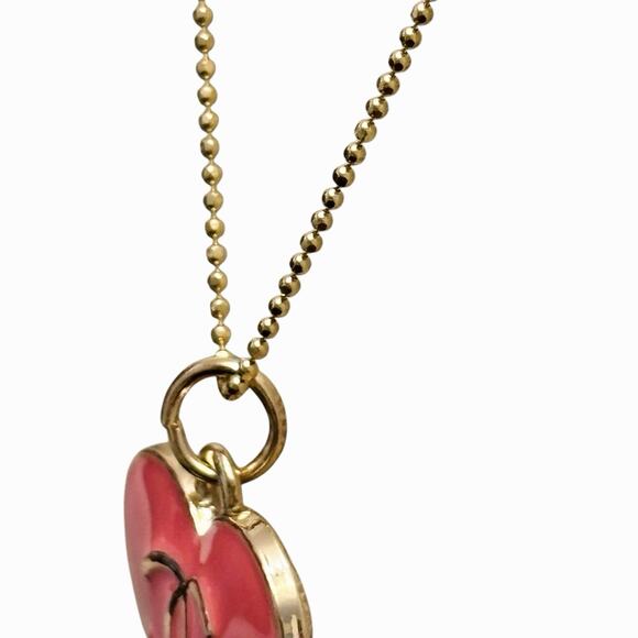 Chanel button vintage charm Necklace Unbranded Gold Plated Sterling Silver Chain - Picture 6 of 9